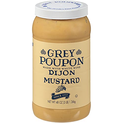 Grey Poupon Dijon Mustard 48Oz Jars, Pack Of 6