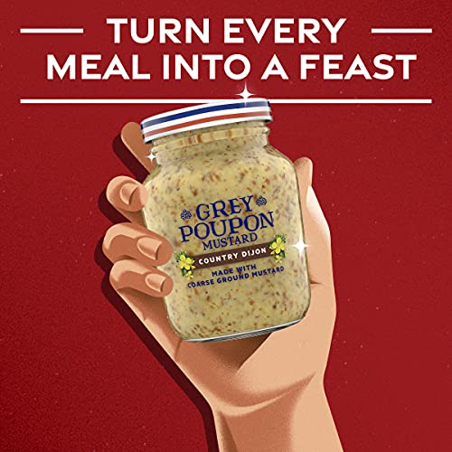 Grey Poupon Country Dijon Mustard 8 oz Jar