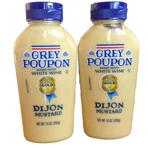 Grey Poupon, Dijon Mustard, 10Oz Squeeze Bottle Pack Of 2