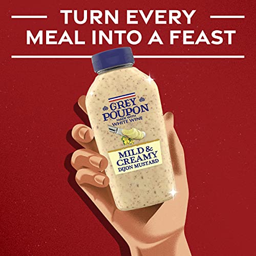 Grey Poupon Mild &Amp; Creamy Dijon Mustard 8 Ct Pack, 10 Oz Bottles