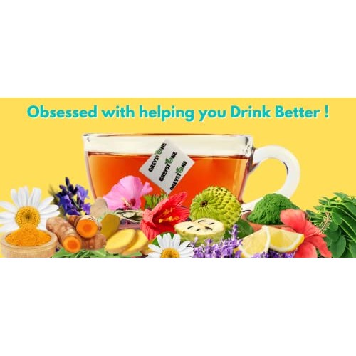 Pure Organic Turmeric Tea Bags with Ginger - Ginger Tea Bags wit...