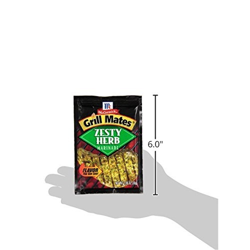 Mccormick Grill Mates Zesty Herb Marinade, 1.06 Oz Pack Of 12