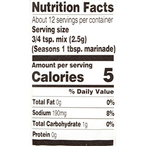 Mccormick Grill Mates Zesty Herb Marinade, 1.06 Oz Pack Of 12