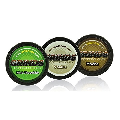 Grinds Coffee Pouches - 3 Can Sampler Pack - Mint Chocolate, Van