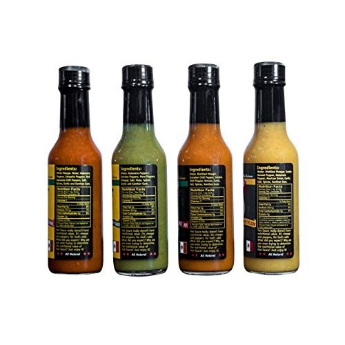 Gringo Bandito Hot Sauce Classic Variety Pack, 5 Ounce Pack Of 4
