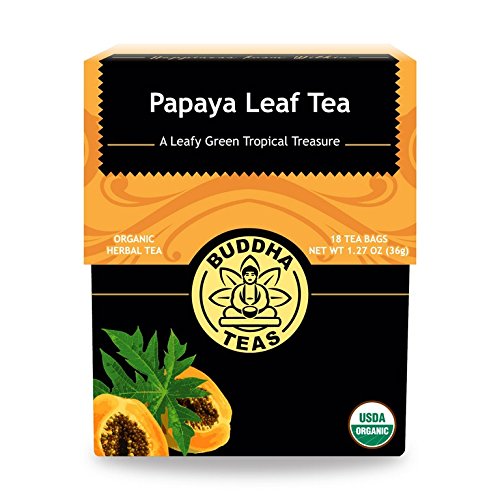 Buddha Teas, Tea, Og1, Papaya Leaf, Pack Of 6, Size 18 Ct, 100%