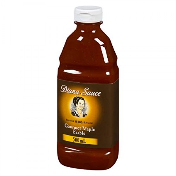 Diana Bbq Sauce, Maple Syrup, 500Ml/16.90 Fluid Ounces {Imported