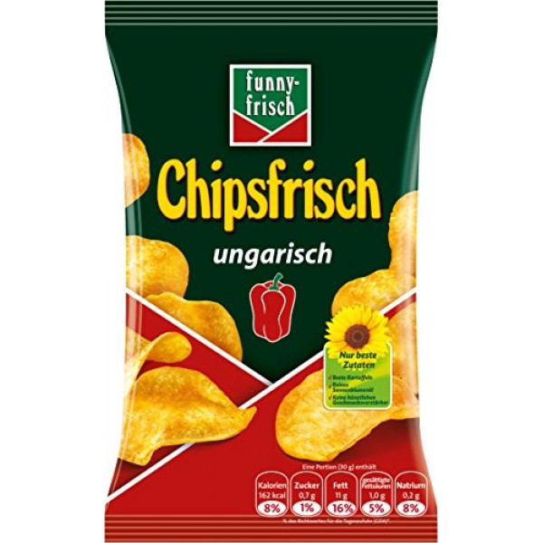 Funny-Frisch Chipsfrisch Ungarisch 12X50G