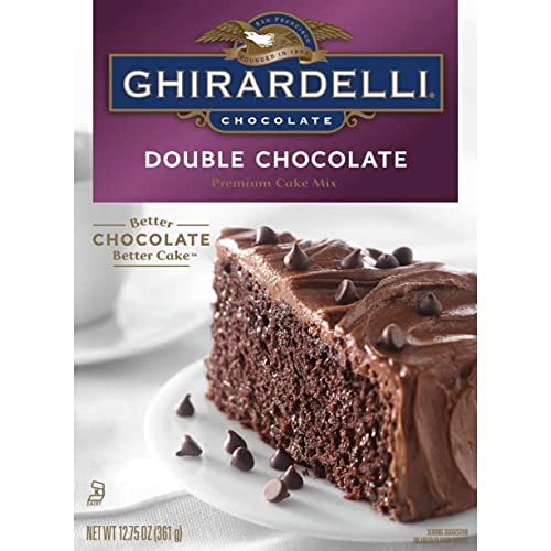 Ghirardelli Chocolate - Double Chocolate Premium Cake Mix 12.75