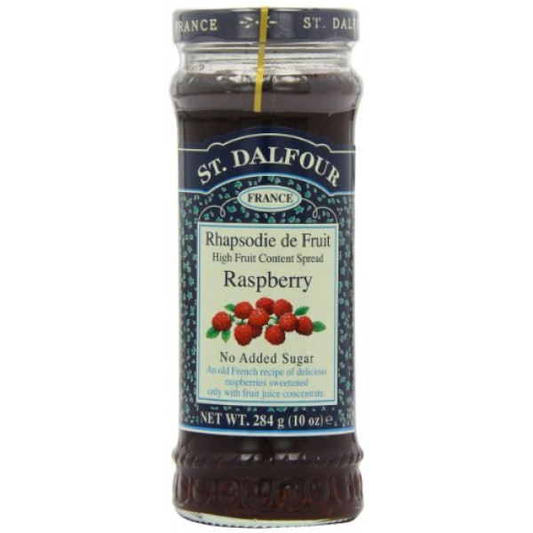 St. Dalfour Rhapsodie De Fruit Raspberry Jam No Added Sugar 284
