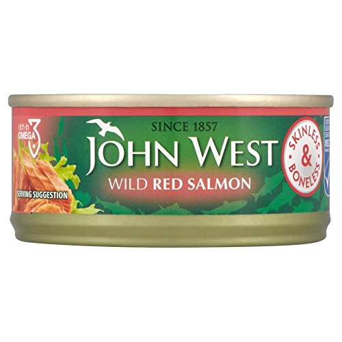 John West Wild Red Salmon Skinless &Amp; Boneless 105G