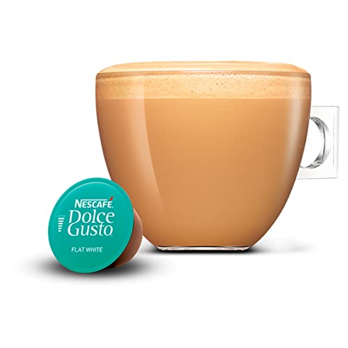 Nescafé Dolce Gusto Flat White Coffee Pods, 16 Capsules Pack Of