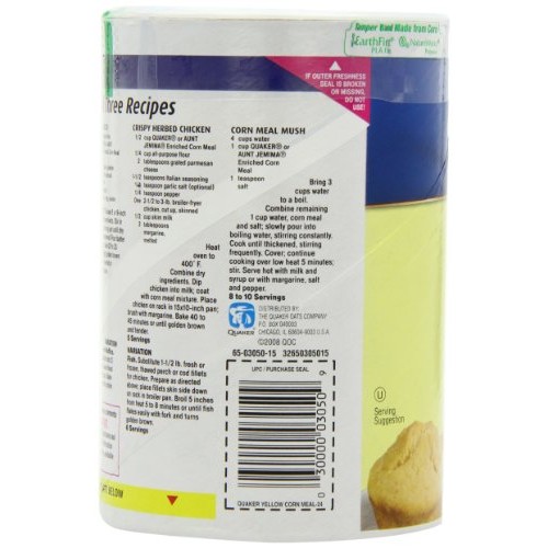 Quaker Yellow Corn Meal 680 g Pack of 3