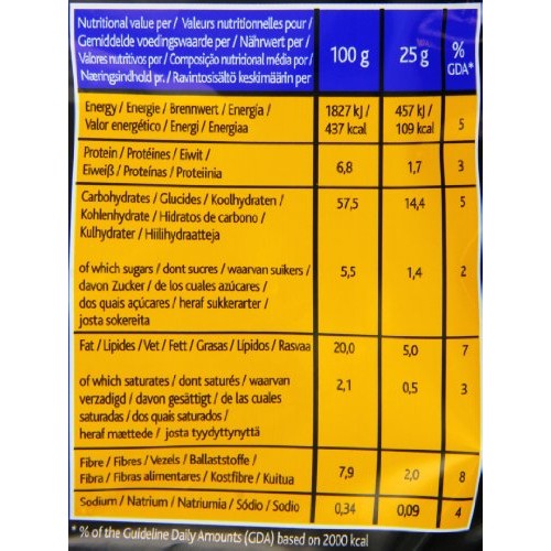 Terra Blues Potato Chips 110 G Pack Of 6