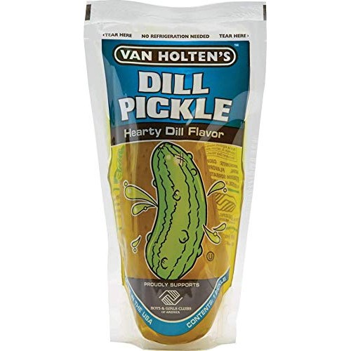 Van Holtens Pickle In-A Pouch Variety Pack, 12 Pickles, 3 Of Ea