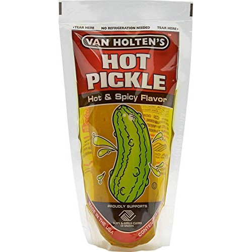 Van Holtens Pickle In-A Pouch Variety Pack, 12 Pickles, 3 Of Ea