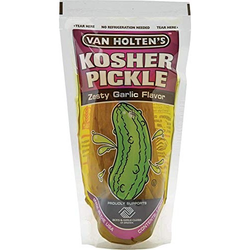 Van Holtens Pickle In-A Pouch Variety Pack, 12 Pickles, 3 Of Ea