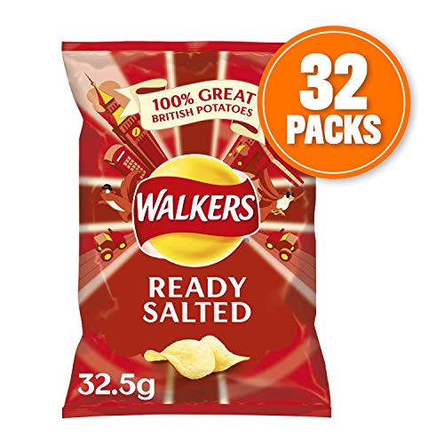 Walkers Crisps Ready Salted X 32 1040G