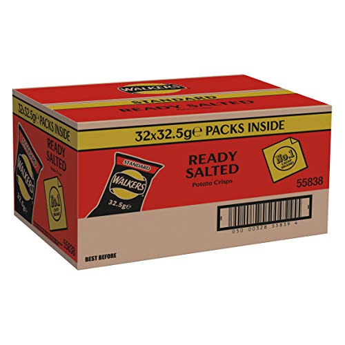 Walkers Crisps Ready Salted X 32 1040G