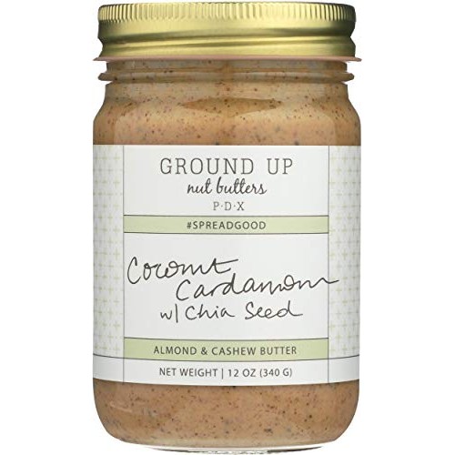 Ground Up Pdx, Nut Butter Almond Cashew Coconut Cardamom Chia Se