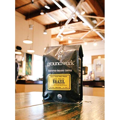 Groundwork Certified Organic Single Origin Whole Bean Coffee, Br