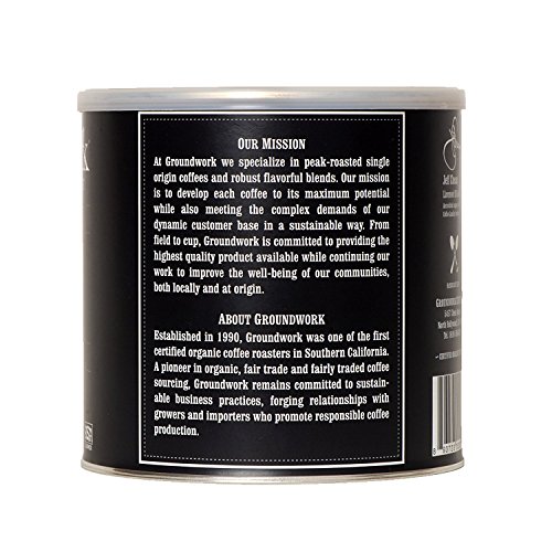 Groundwork Certified Organic Single Origin Whole Bean Coffee, Br