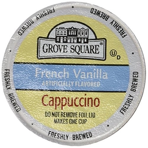 Grove Square Cappuccino, French Vanilla, 24 Count Single Serve Cups