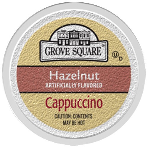 Grove Square Cappuccino, Hazelnut, 24 Single Serve Cups