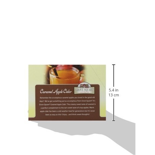 Grove Square Cider Single Serve Cups, Caramel Apple, 24 Count P