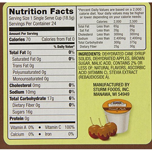 Grove Square Cider Single Serve Cups, Caramel Apple, 24 Count P