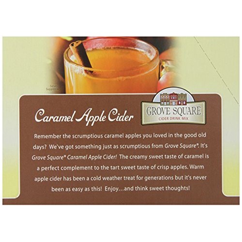 Grove Square Cider Single Serve Cups, Caramel Apple, 24 Count P