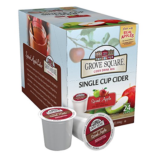 Grove Square Cider Single Serve Cups, Spiced Apple, 24 Count Pa