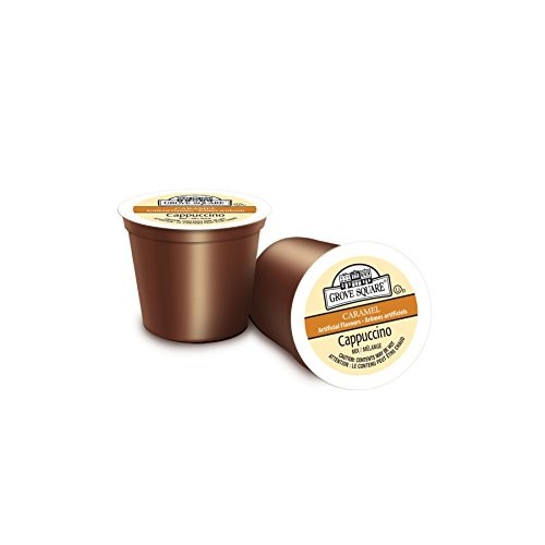 Grove Square Cappuccino, Caramel, 24 Single Serve Cups By Grove