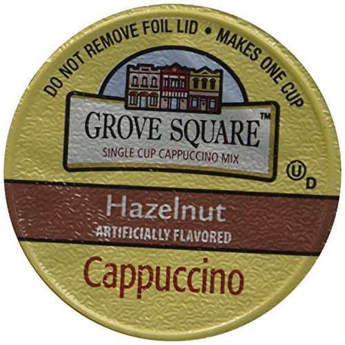 Grove Square Cappuccino Cups, Hazelnut, Single Serve Cup For Keu