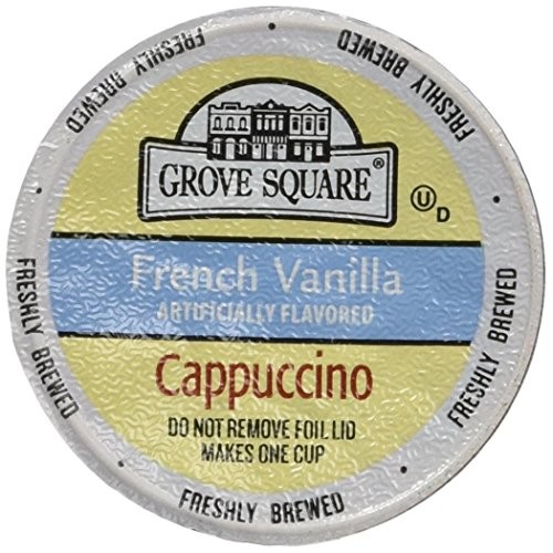 Grove Square Cappuccino, French Vanilla, 24 Count Single Serve C