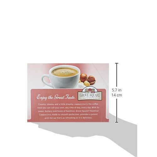 Grove Square Cappuccino, Hazelnut, 24 Count