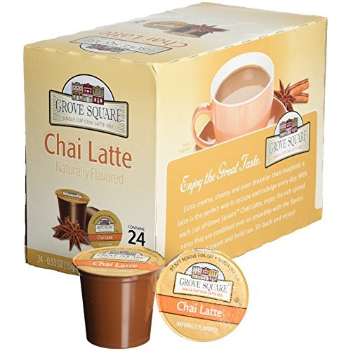 Grove Square Chai Latte, 48-Count Single Serve Cup For Keurig K-