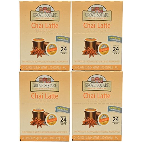 Grove Square Chai Latte, 96-Count Single Serve Cup For Keurig K-