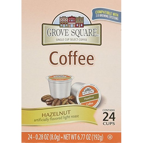 Grove Square Coffee, Hazelnut, 24 Count