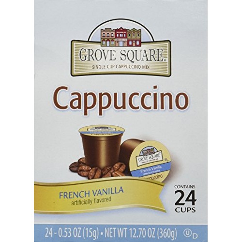 Grove Square French Vanilla Cappuccino Individual Cups - 72 Ct.