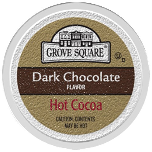 Grove Square Hot Cocoa Dark Chocolate, 24 Single Serve Cups