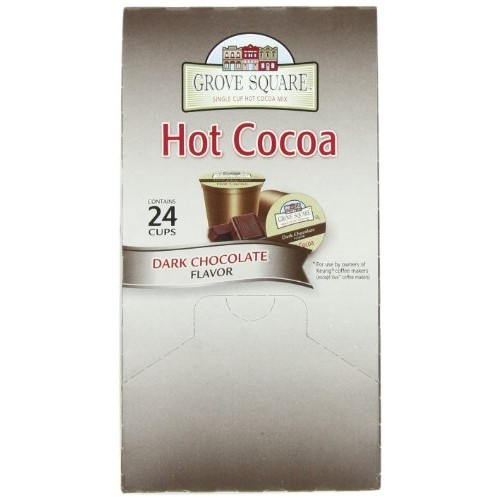 Grove Square Hot Cocoa Dark Chocolate, 24 Single Serve Cups