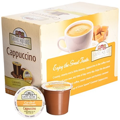 Grove Square Single Serve Caramel Cappucino Single Serve Cup 24