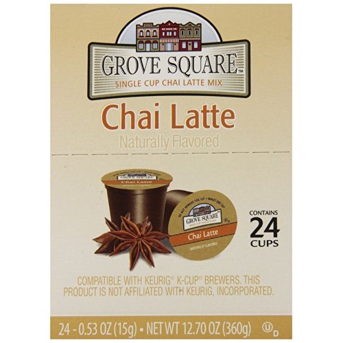 Grove Square Tea, Chai Latte, 24 Single Serve Cups