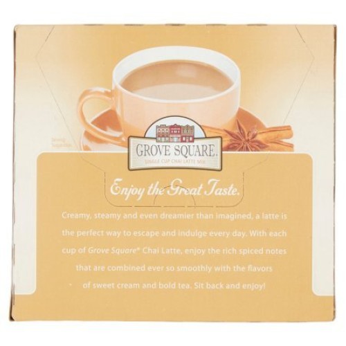 Pack Of 6 - Grove Square Chai Latte Tea 8.47 Oz. Box