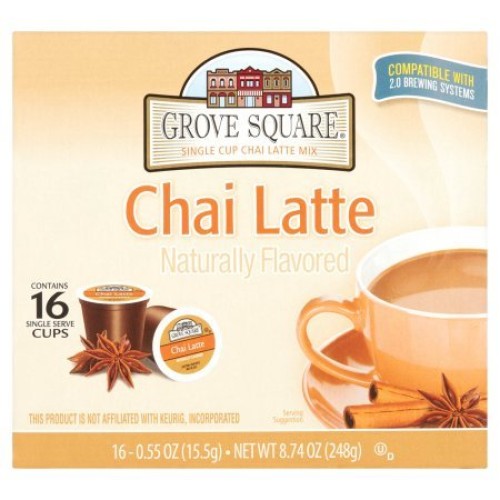 Pack Of 6 - Grove Square Chai Latte Tea 8.47 Oz. Box