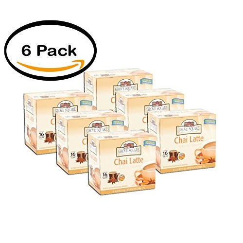 Pack Of 6 - Grove Square Chai Latte Tea 8.47 Oz. Box