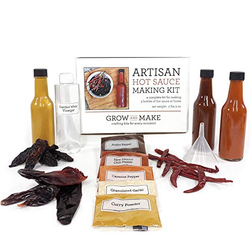 Diy Artisan Hot Sauce Making Kit - Cook Up 3 Easy Spicy Sauces A