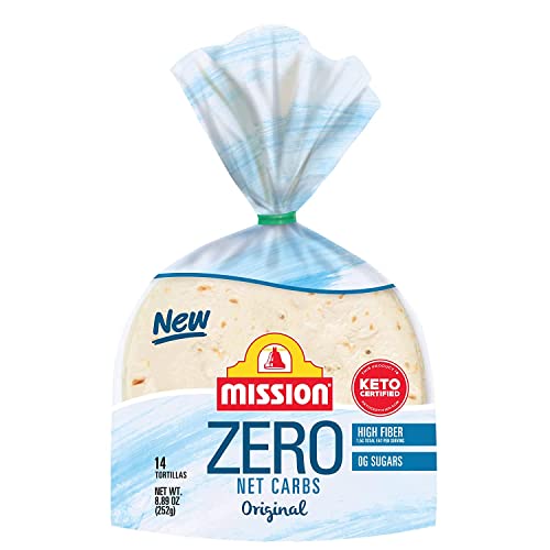 Mission Guerrero Zero Carb 0g Net Carbs - Keto Certified - 4.5 ...