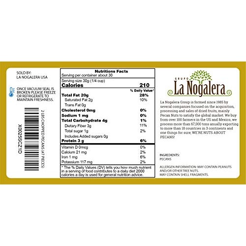La Nogalera - 100% Natural And Fresh Crop Of Chopped Pecans In 2